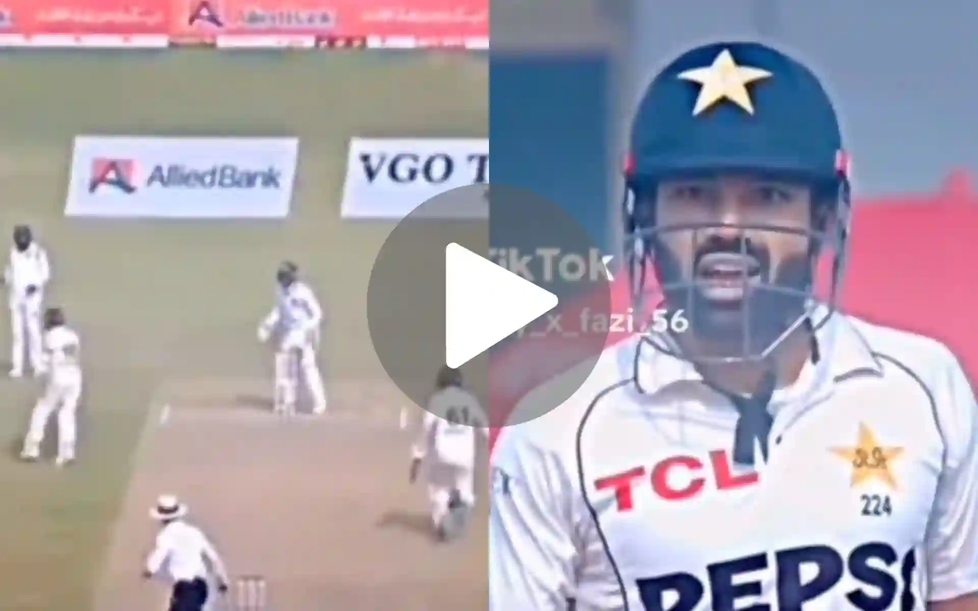 [Watch] Rizwan Shocked As His Comical Running Leads To A Bizarre Run Out In 1st Test vs WI